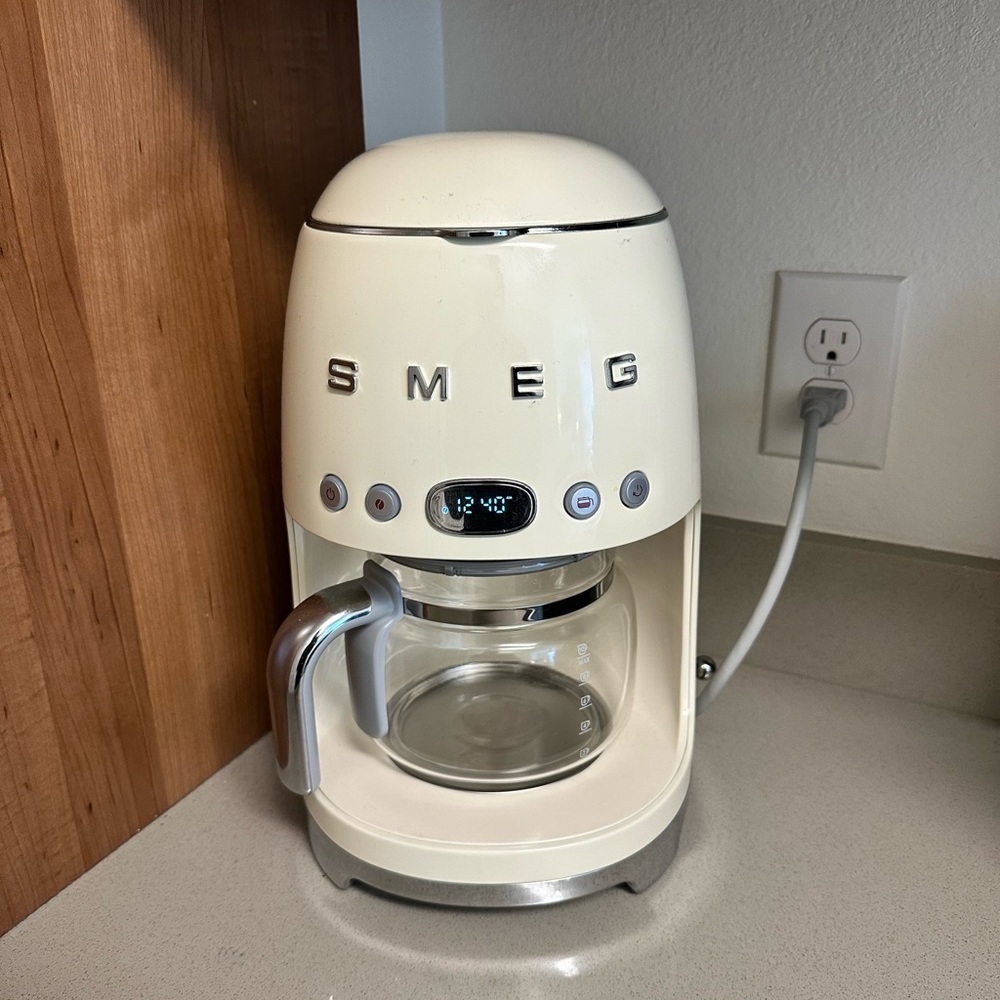 SMEG coffee maker (brand new) used once.   Works perfectly!